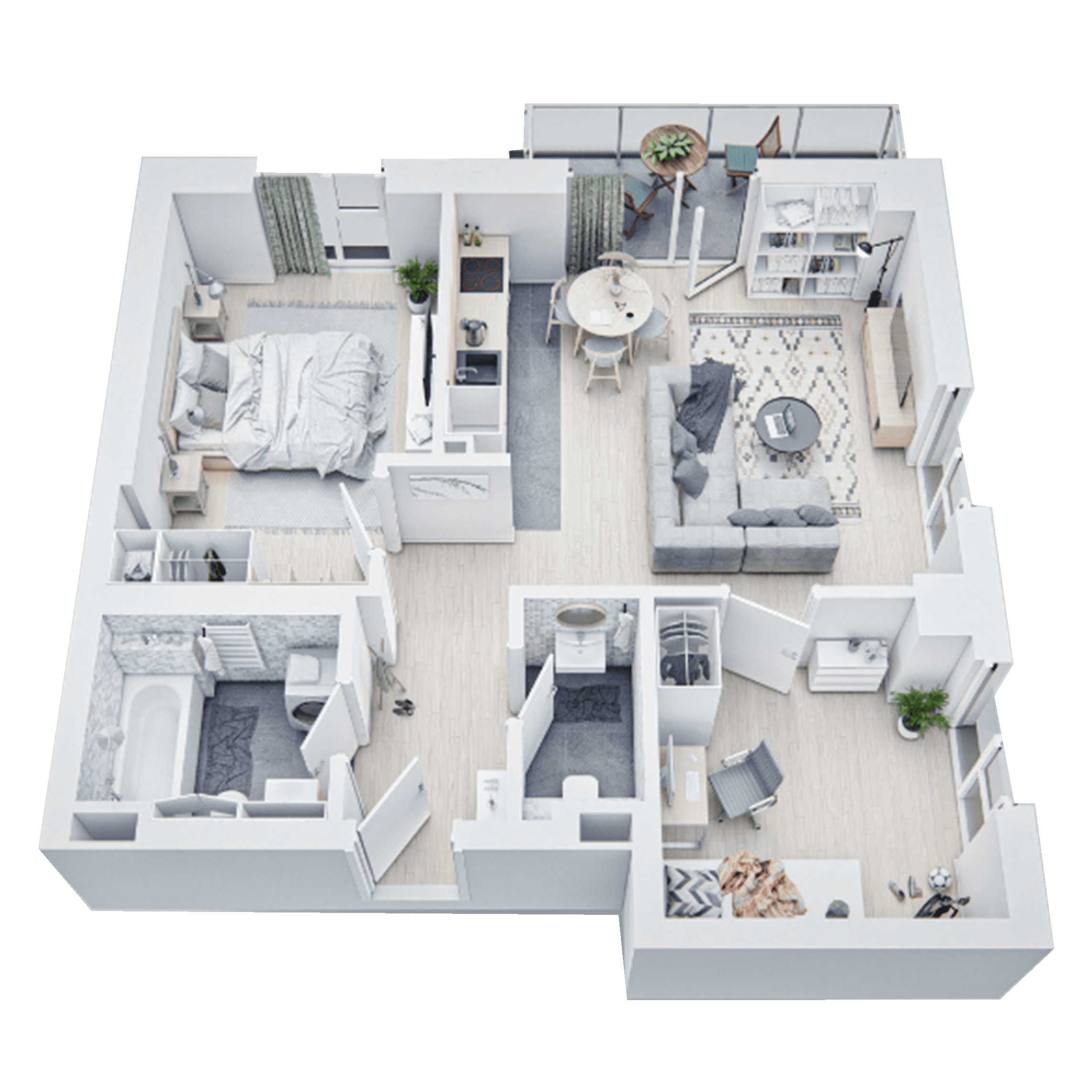 Plan apartament 93A